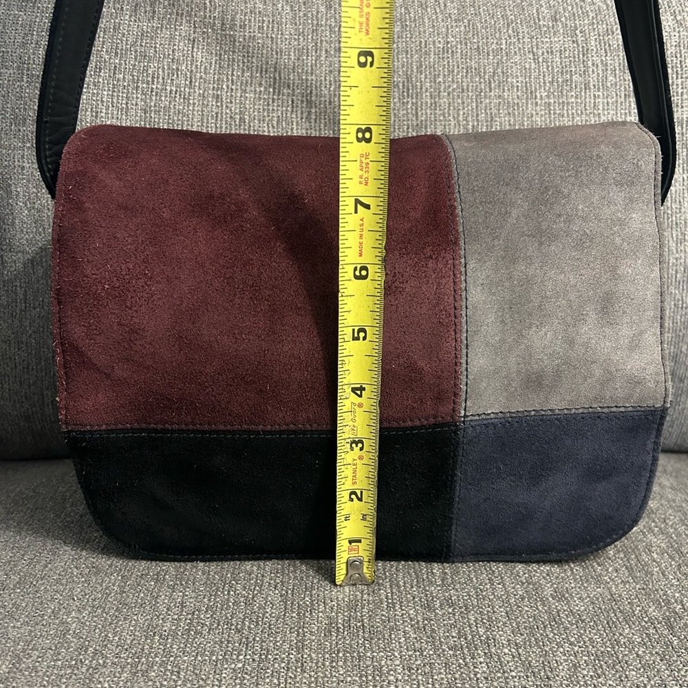 Croft & Barrow Suede Patchwork Shoulder Bag With … - image 7